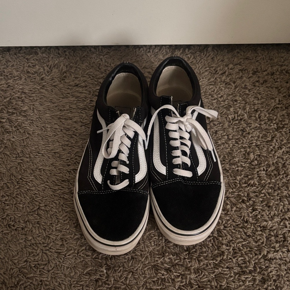 Vans Black and White Men's Shoes